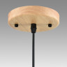 Подвесной светильник LUMION MIRABELA 8050/1А SUSPENTIONI LN24 E27 1*60W 220V дерево/смоки металл/стекло 8050/1A